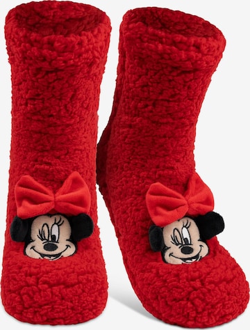 Disney Minnie Mouse Socken 'Hüttensocken' in Rot: Vorderseite