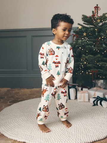 Next - Pijama 'Christmas' en blanco