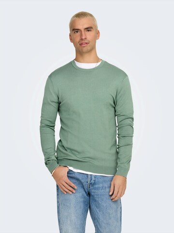 Pulover 'ONSWYLER' de la Only & Sons pe verde: față