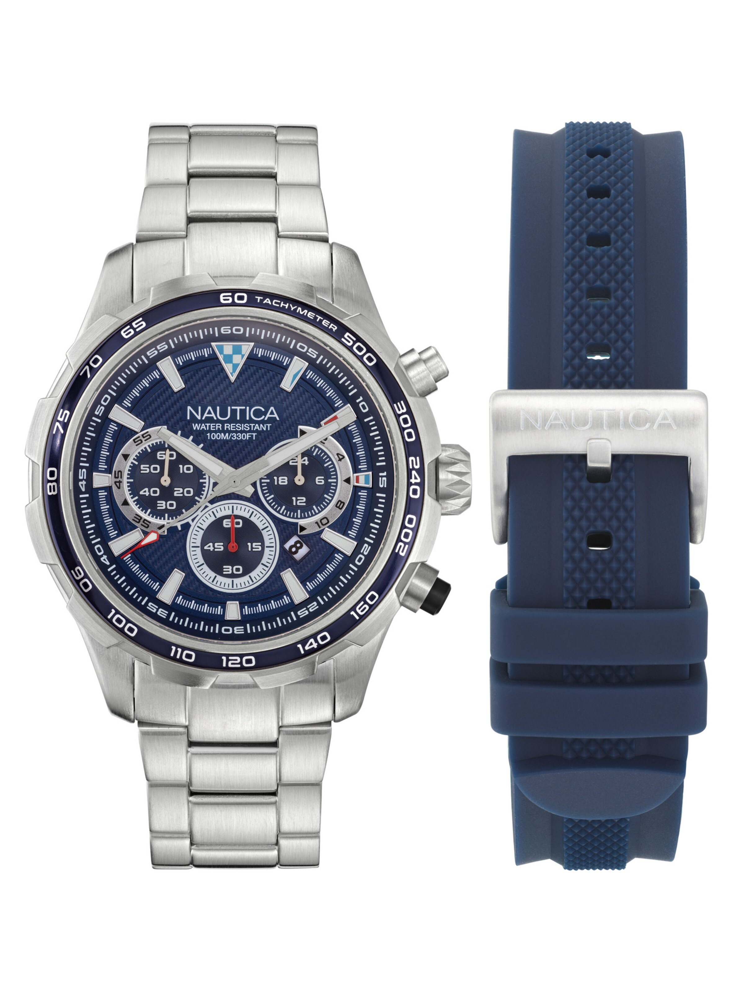 NAUTICA Analoguhr in Blau