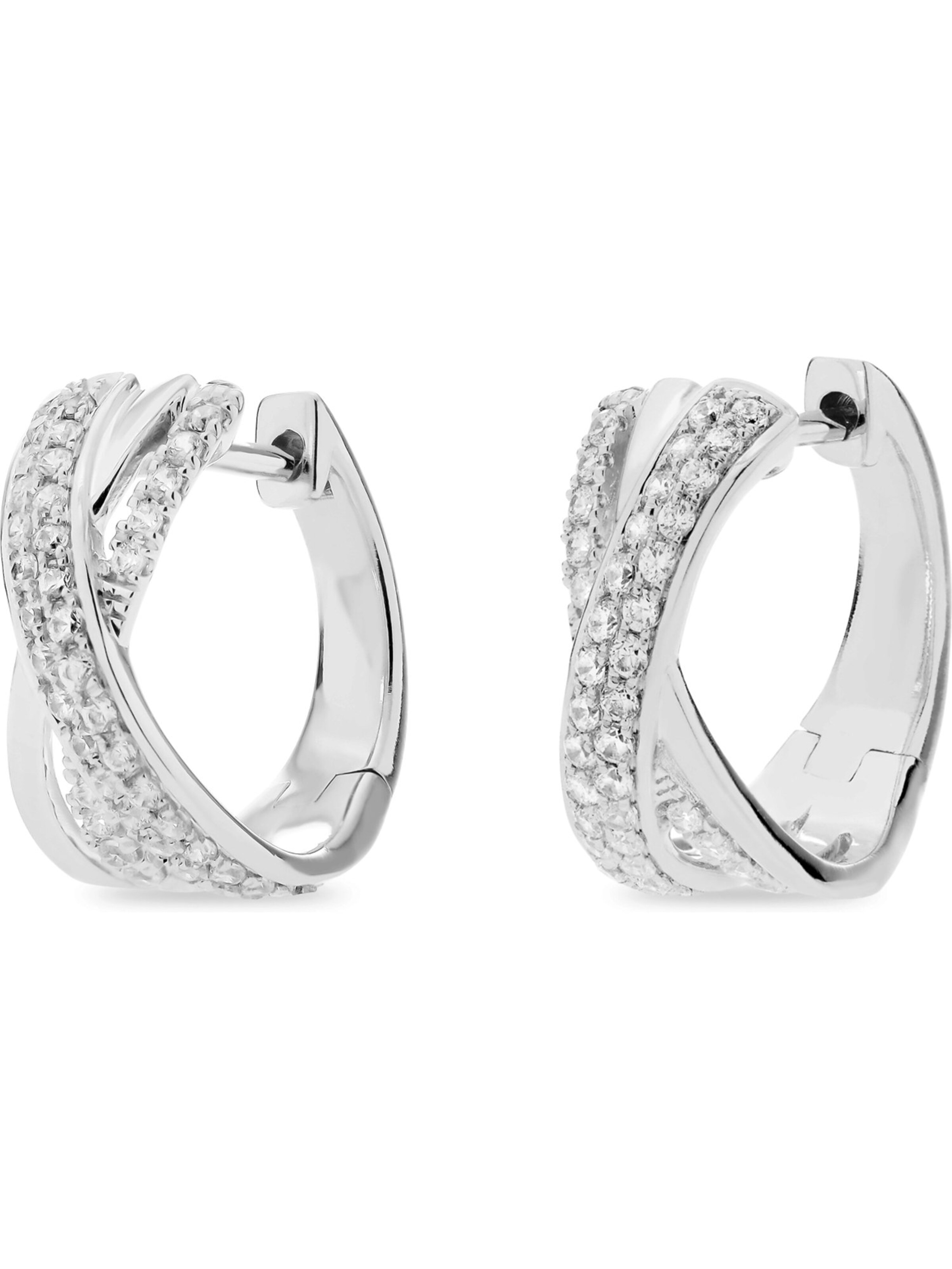 CHRIST Earrings in Silver: front