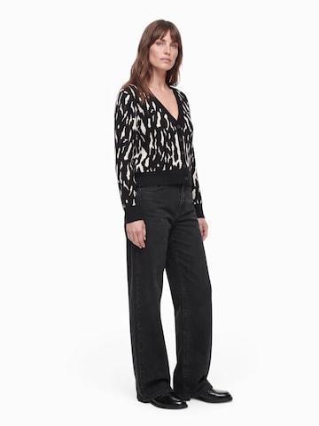melns VERO MODA Adīta jaka 'VMNANCY'