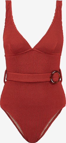 Triangle Maillot de bain 'Amy' Shiwi en rouge : devant