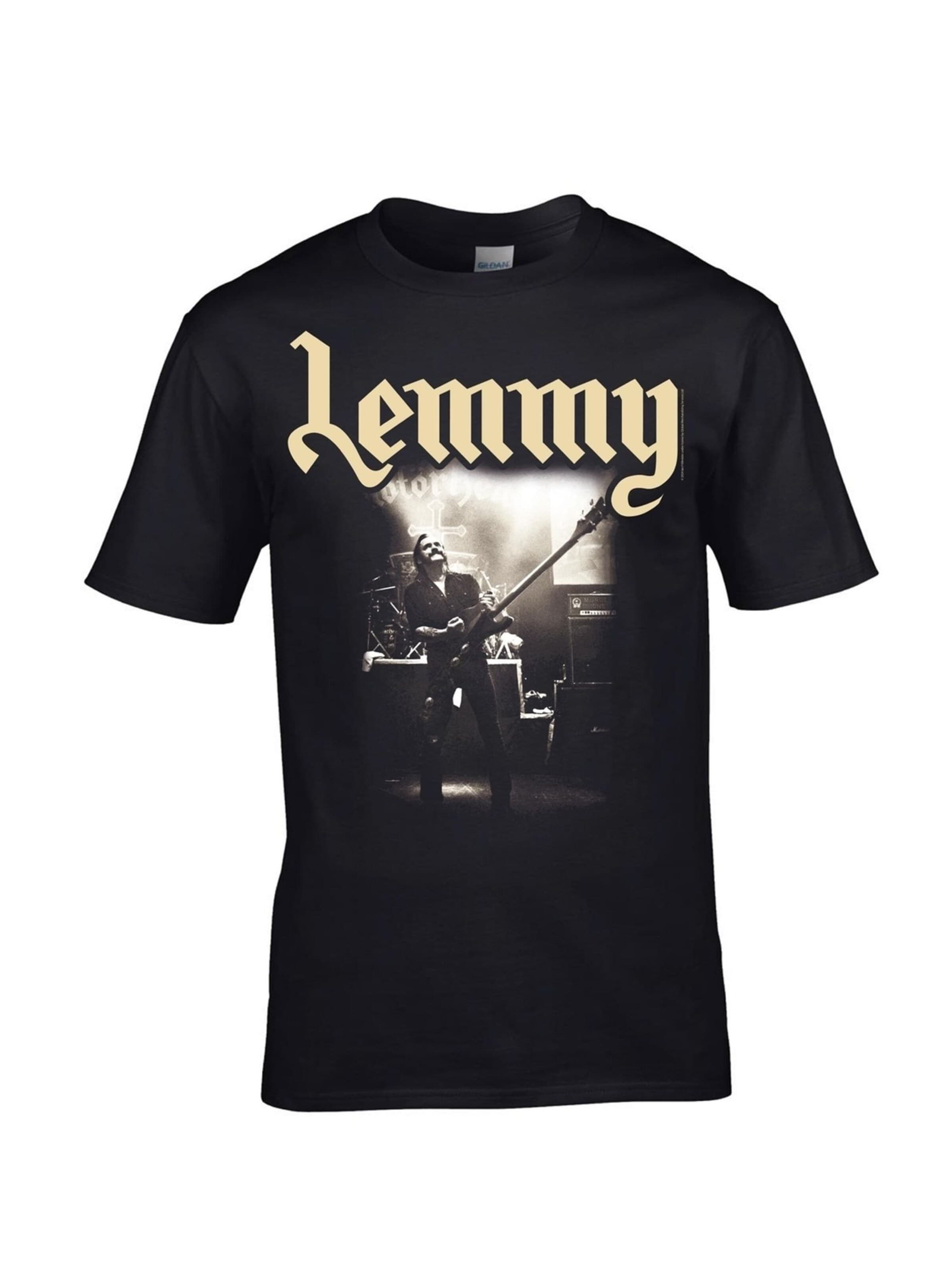 Rockshirts Shirt 'Lemmy Kilmister Born to Lose, Lived to Win 1945-2015' in Black: front