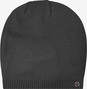 SAMAYA Mütze 'Elen', superweich und wärmend in Schwarz: Vorderseite