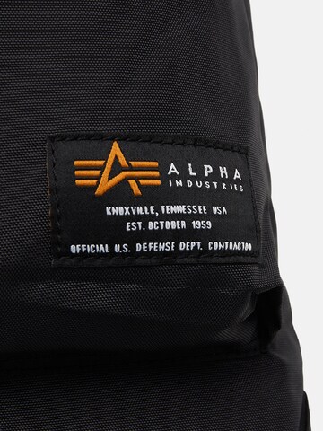 ALPHA INDUSTRIES Сумка через плечо в Черный