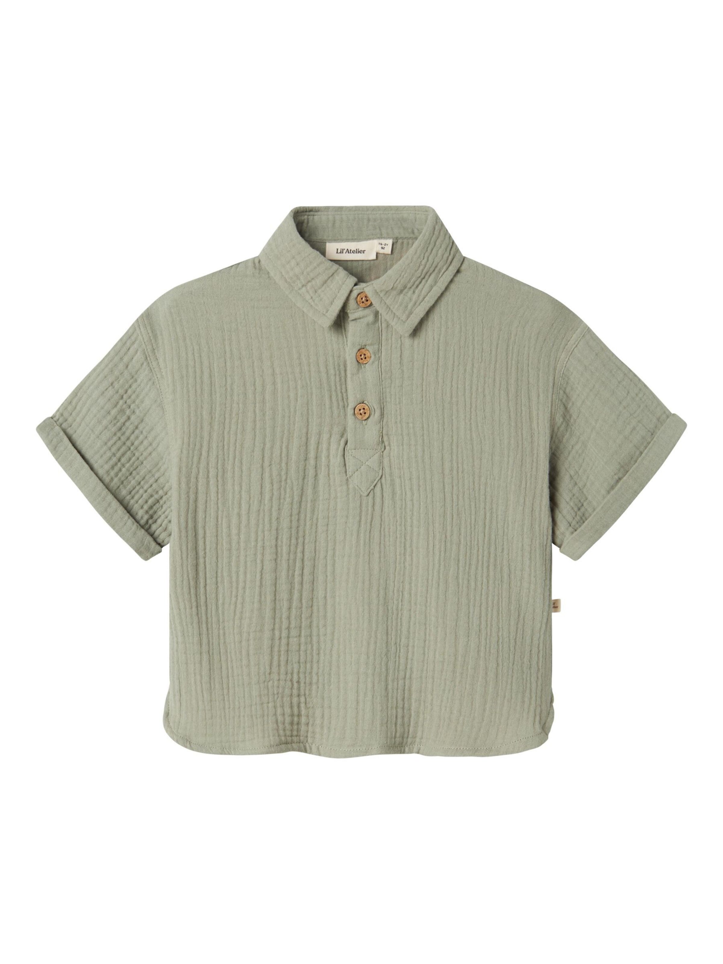 Regular fit Camicia 'NMMJANU' di NAME IT in verde: frontale