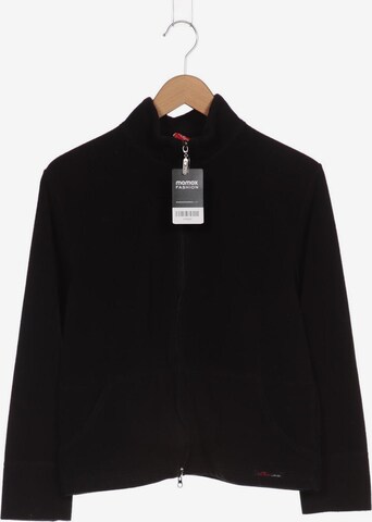 s.Oliver Sweatshirt & Zip-Up Hoodie in XL in Black: front