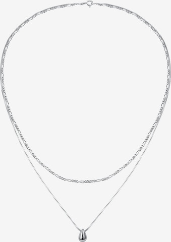 ELLI Halskette 'Layering' in Silber: Vorderseite