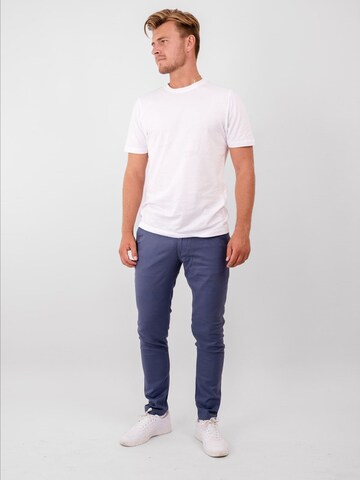 TeeShoppen Slim fit Chino Pants in Blue