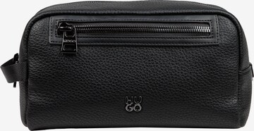 HUGO Toiletry Bag in Black: front