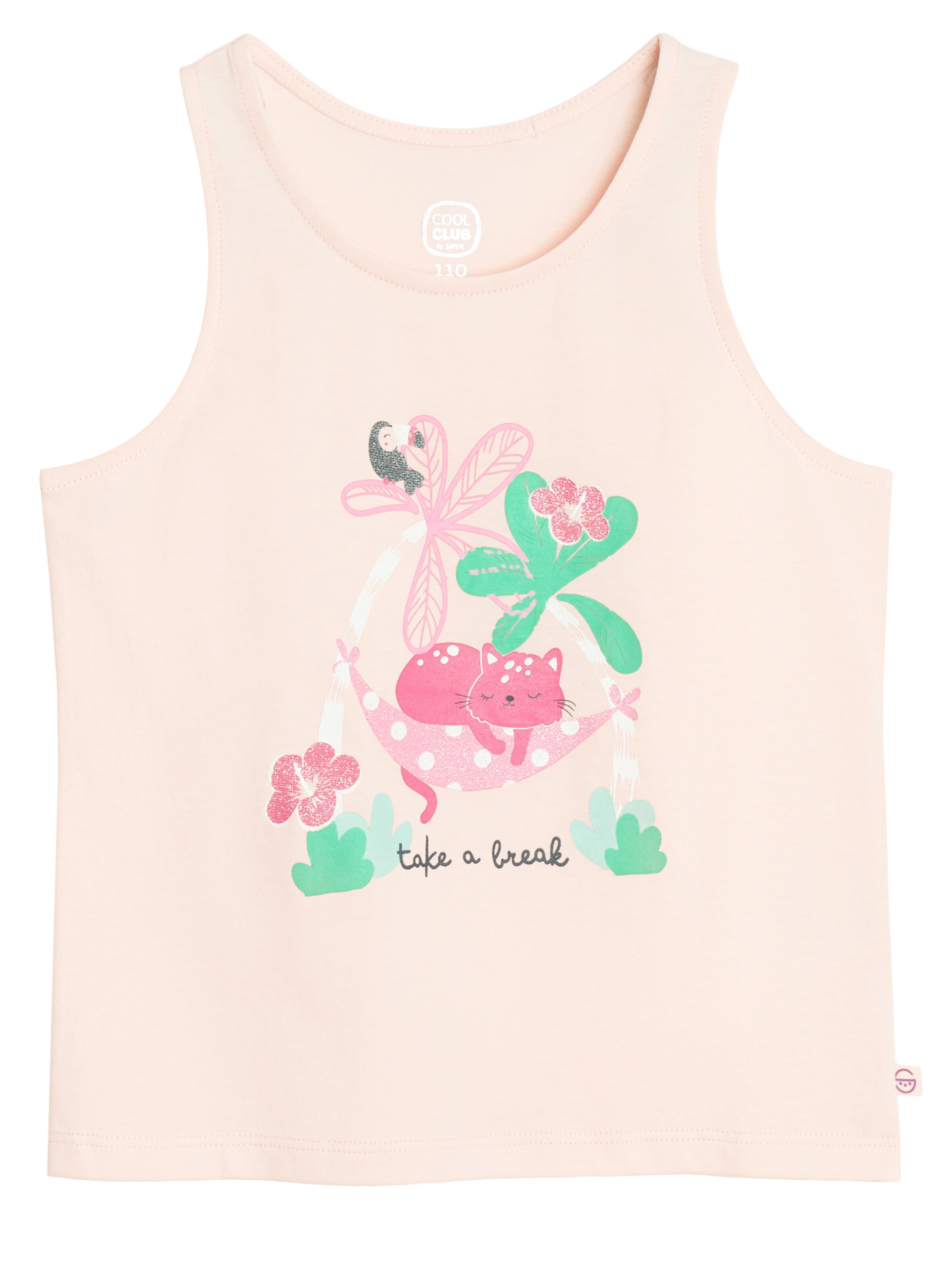 rožinė Cool Club Marškinėliai: priekis