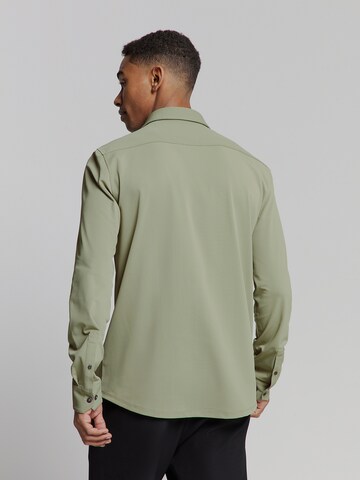 No Excess Regular fit Overhemd in Groen