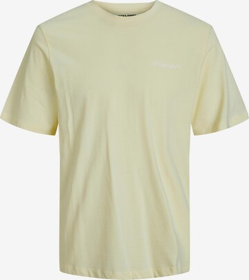 JACK & JONES - Camiseta 'EARTH' en amarillo: frente