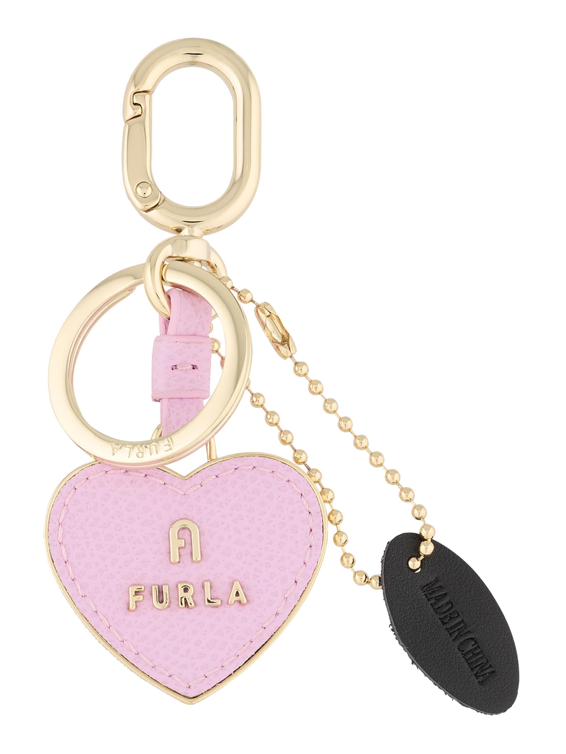 FURLA Přívěsek na klíče – pink: přední strana
