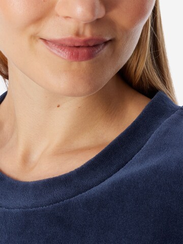 Pyjama ' Casual Velour ' SCHIESSER en bleu