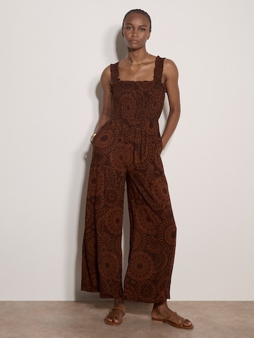 Tuta jumpsuit ' ' di Apricot in marrone: frontale