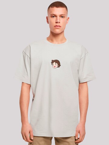 T-Shirt 'Heidi Logo Heroes of Childhood' F4NT4STIC en gris : devant