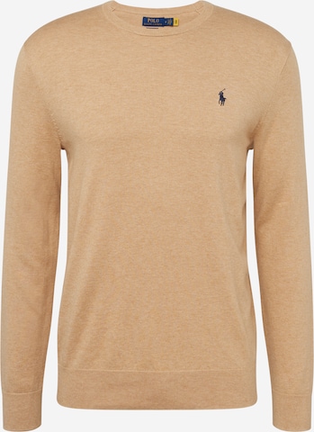 Pull-over Polo Ralph Lauren en marron : devant