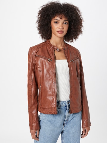 Gipsy Between-season jacket in Brown: front