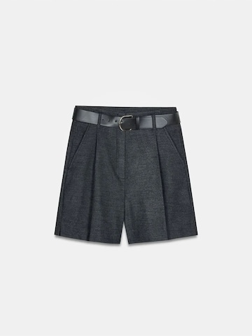 Dilvin Wide Leg Shorts in Grau: Vorderseite