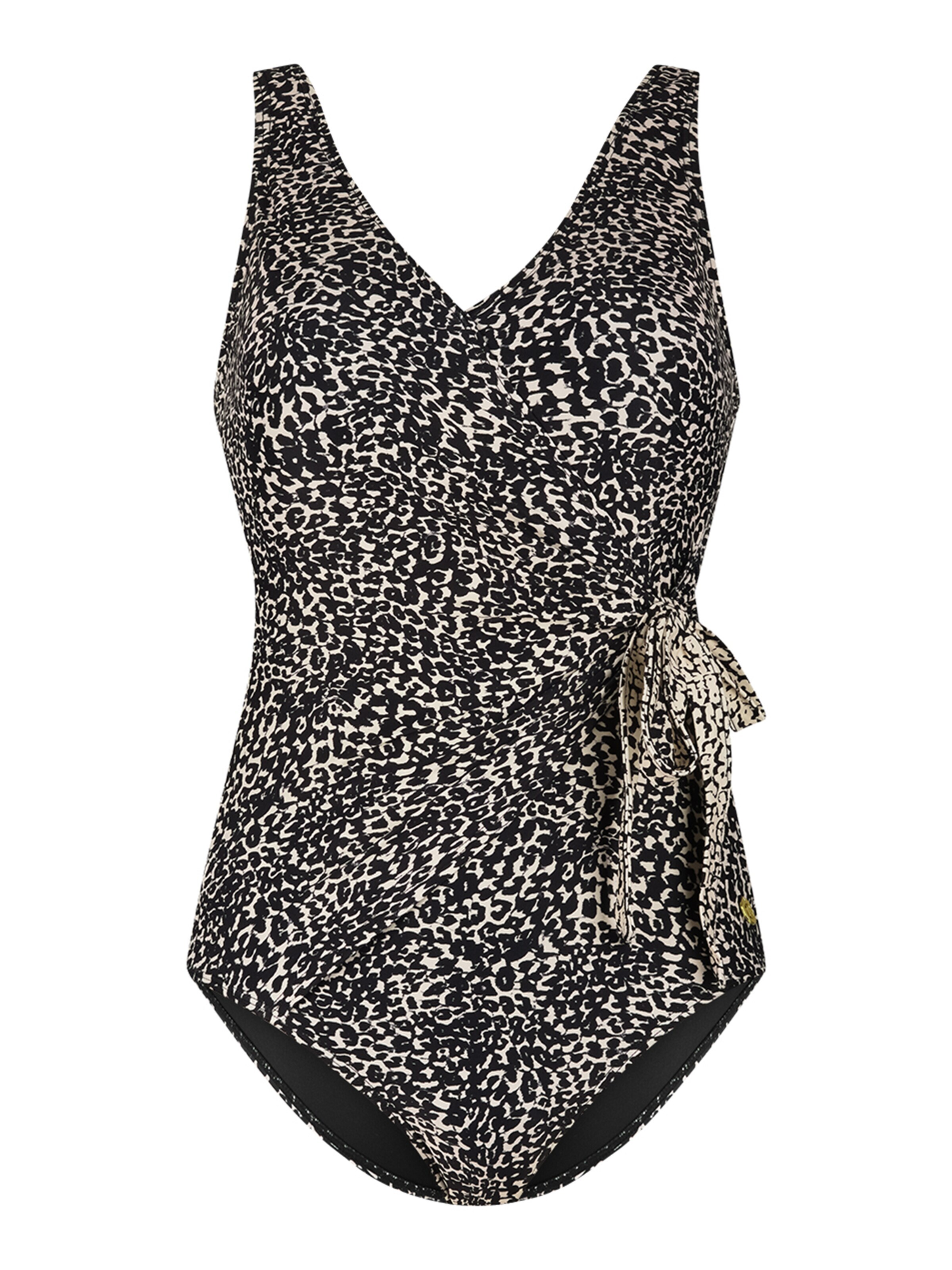 Ten Cate Classic Swimsuit 'V-Neck Padded' in Brown: front