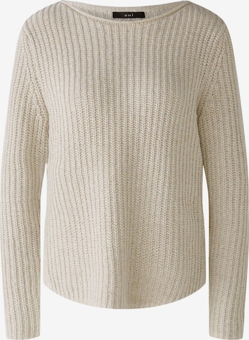 OUI Sweater 'NAOLIN' in Beige: front