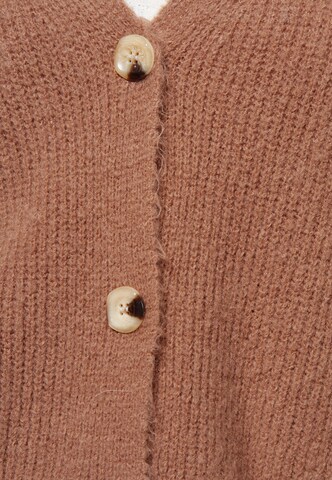 Decay Knit Cardigan in Brown