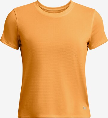 UNDER ARMOUR Performance Shirt 'Launch' in Orange: front