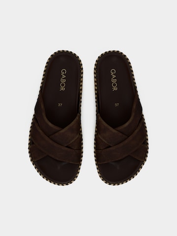 GABOR Pantolette in Braun