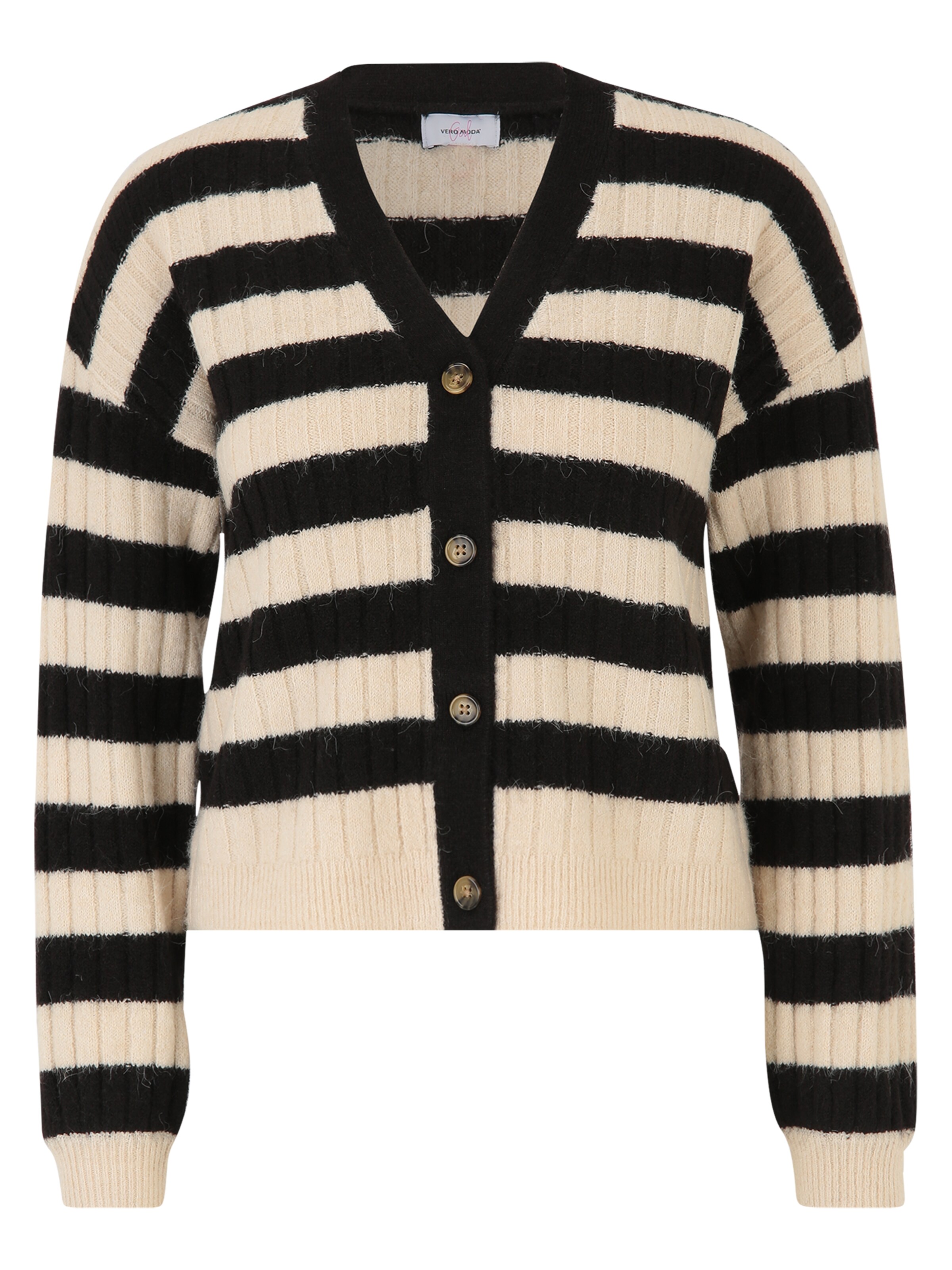 Cardigan 'ELYA' Vero Moda Girl en noir : devant