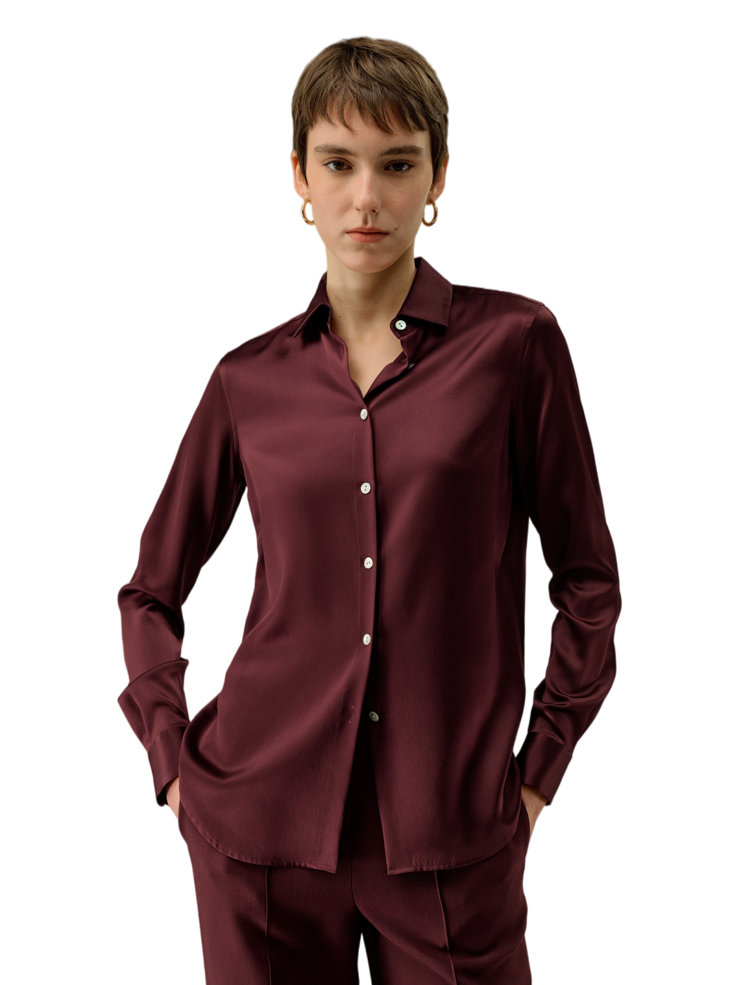 Lilysilk Bluse‌‌‌‌‌‌‌‌ in Rot: Vorderseite