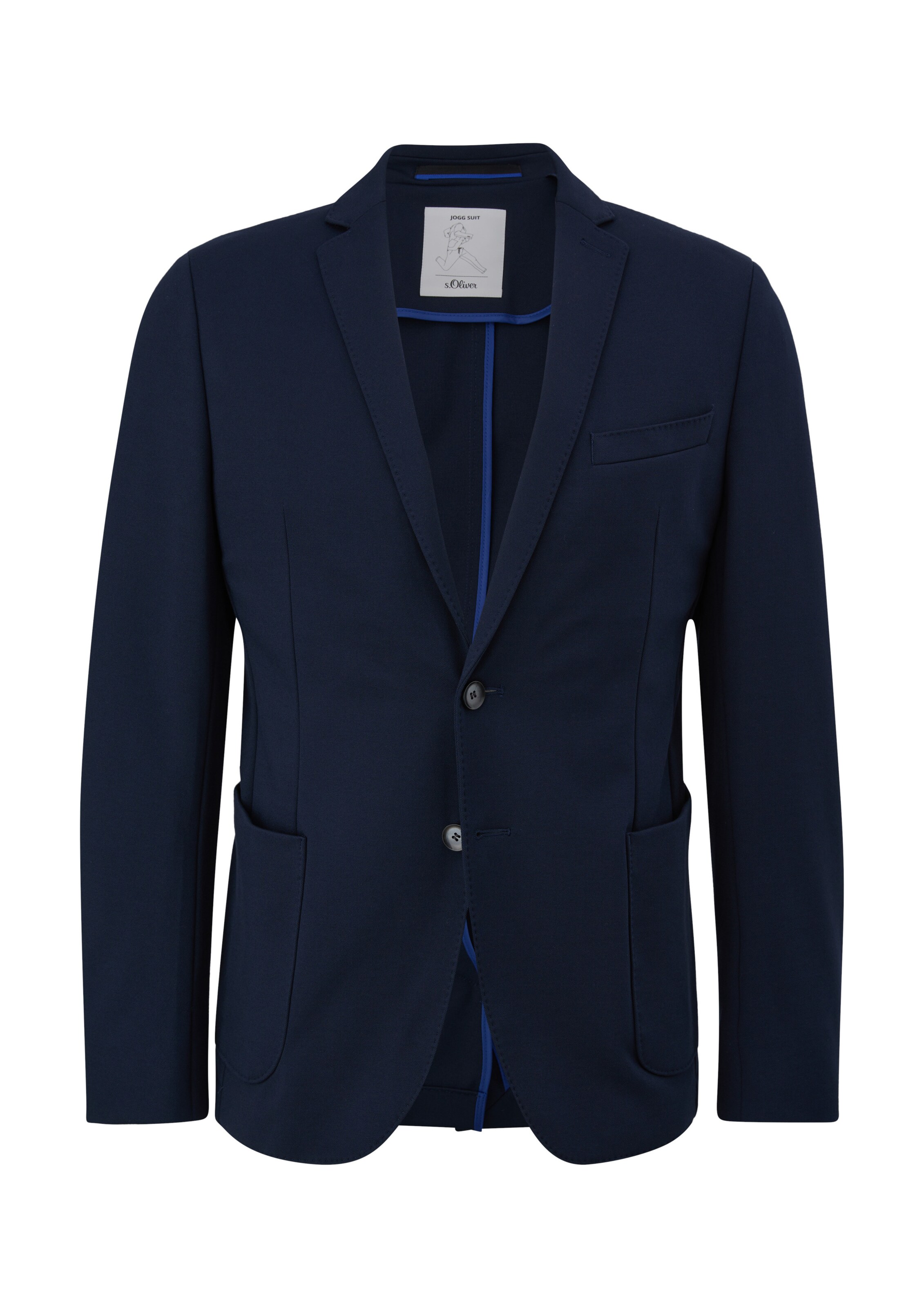 Coupe regular Veste de costume s.Oliver BLACK LABEL en bleu : devant