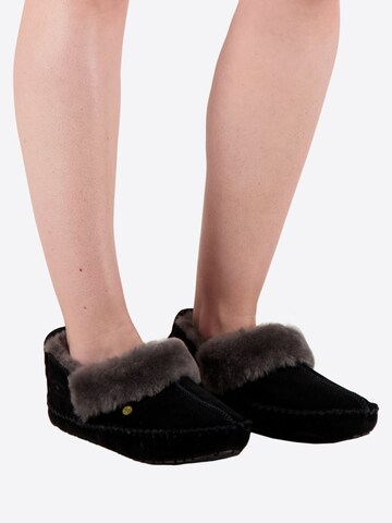 Warmbat Slipper 'Barrine' in Black