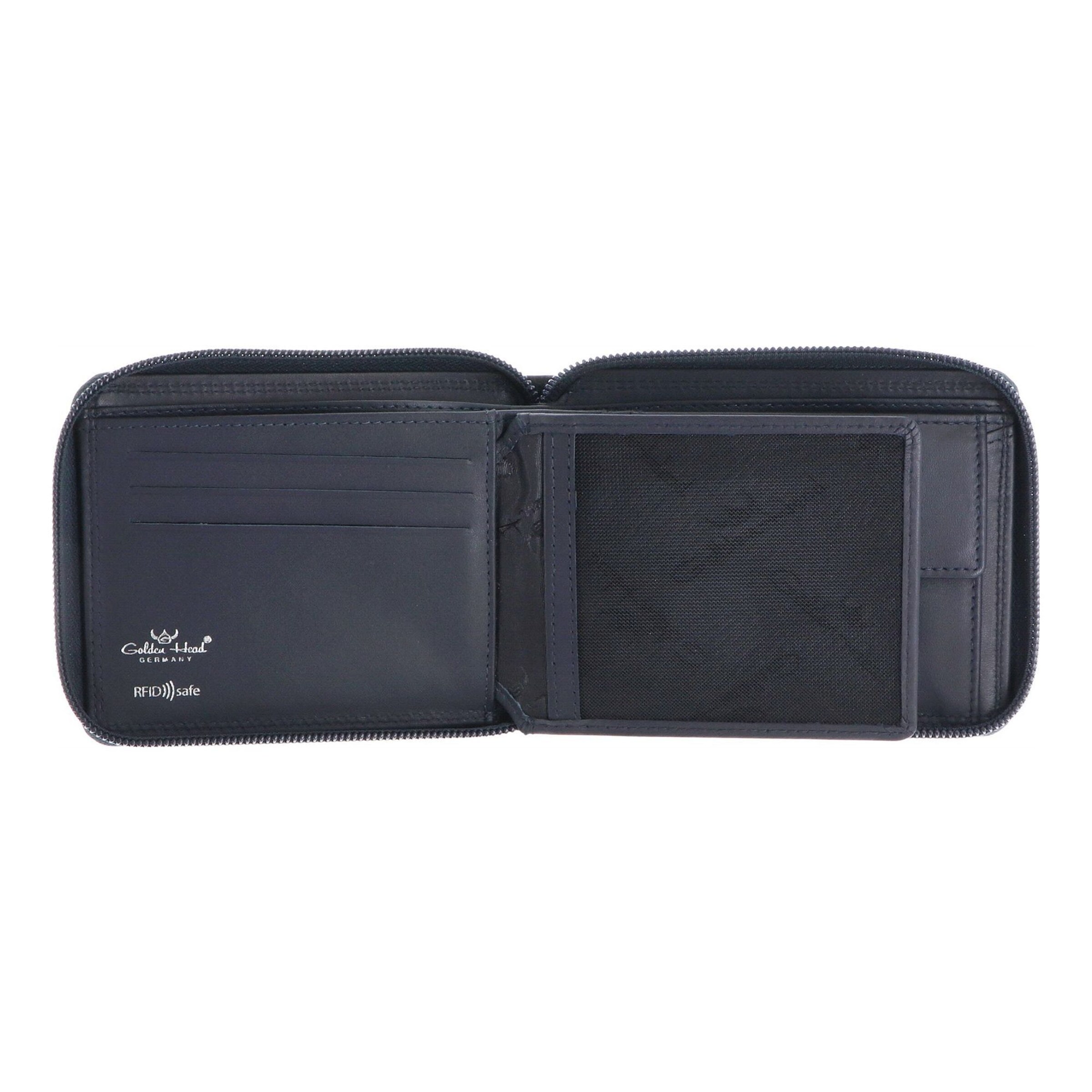 GOLDEN HEAD Wallet 'Polo' in Blue