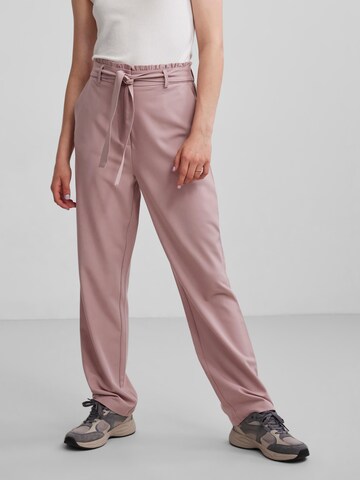 Regular Pantalon 'Bosella' PIECES en violet : devant