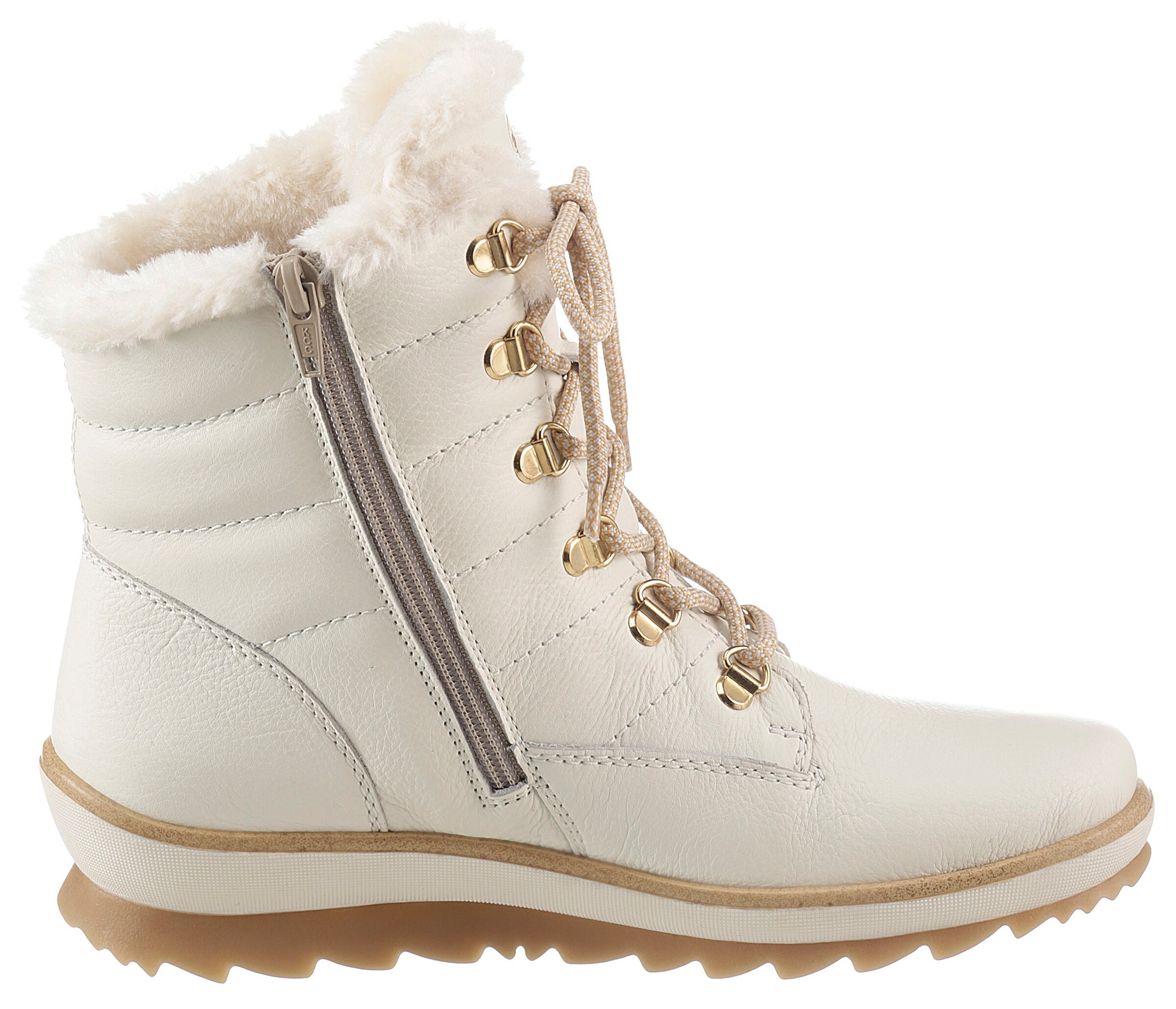 REMONTE Schnürstiefelette in Weiß