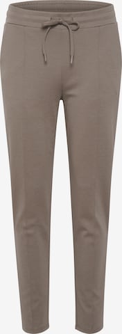 CULTURE Pleated Pants 'Eloise' in Brown: front