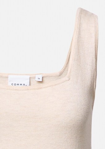 COMMA Gebreide top in Beige