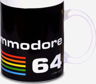 LOGOSHIRT Tasse 'Commodore C64' in One Size in schwarz, Produktansicht
