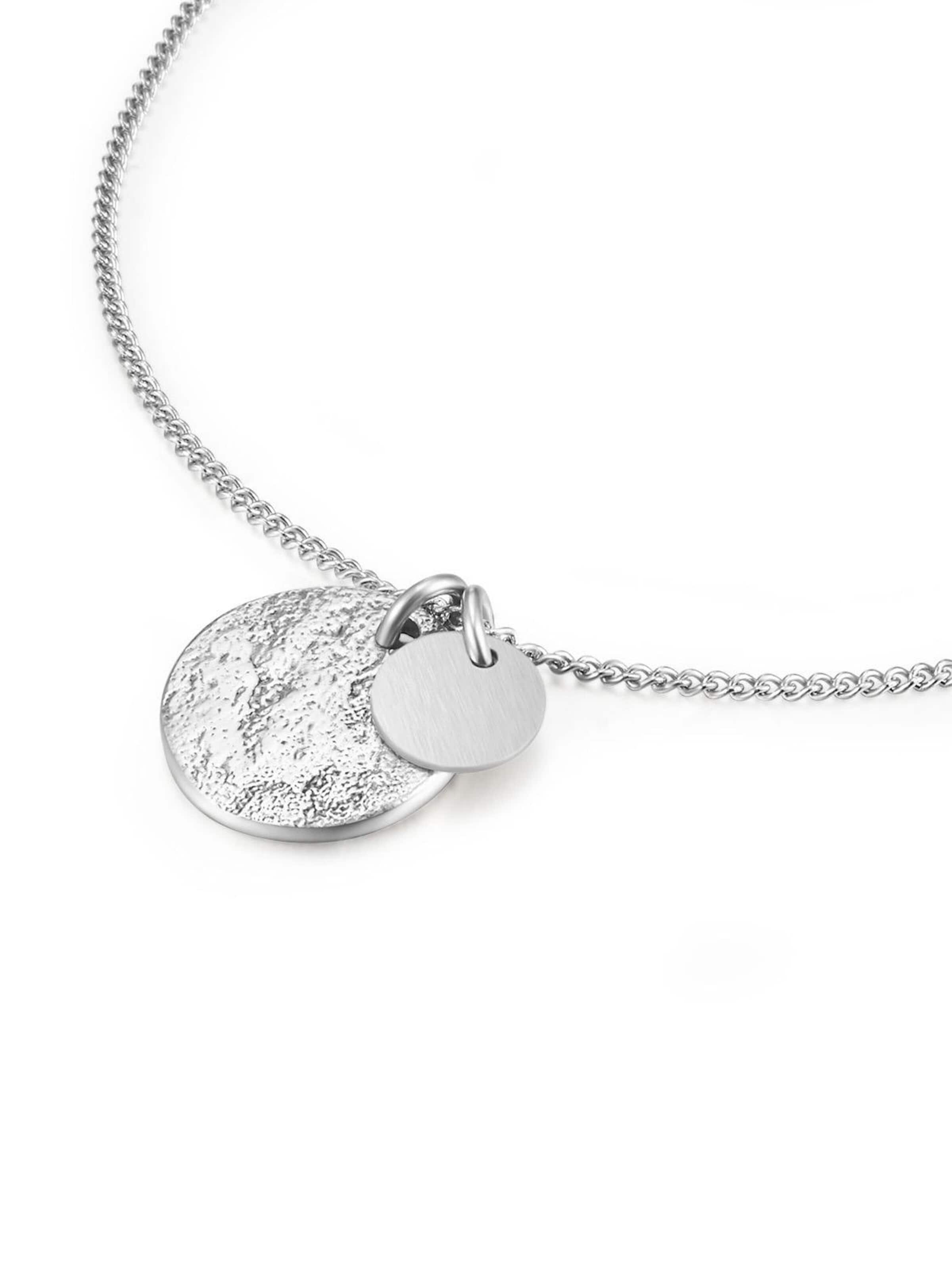 day berlin Necklace 'Brushed' in Silver