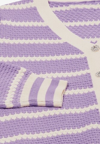 SANIKA Knit Cardigan in Purple