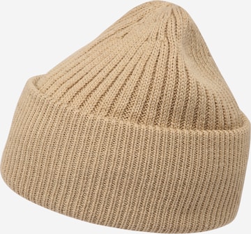 Coal Beanie in Beige: front