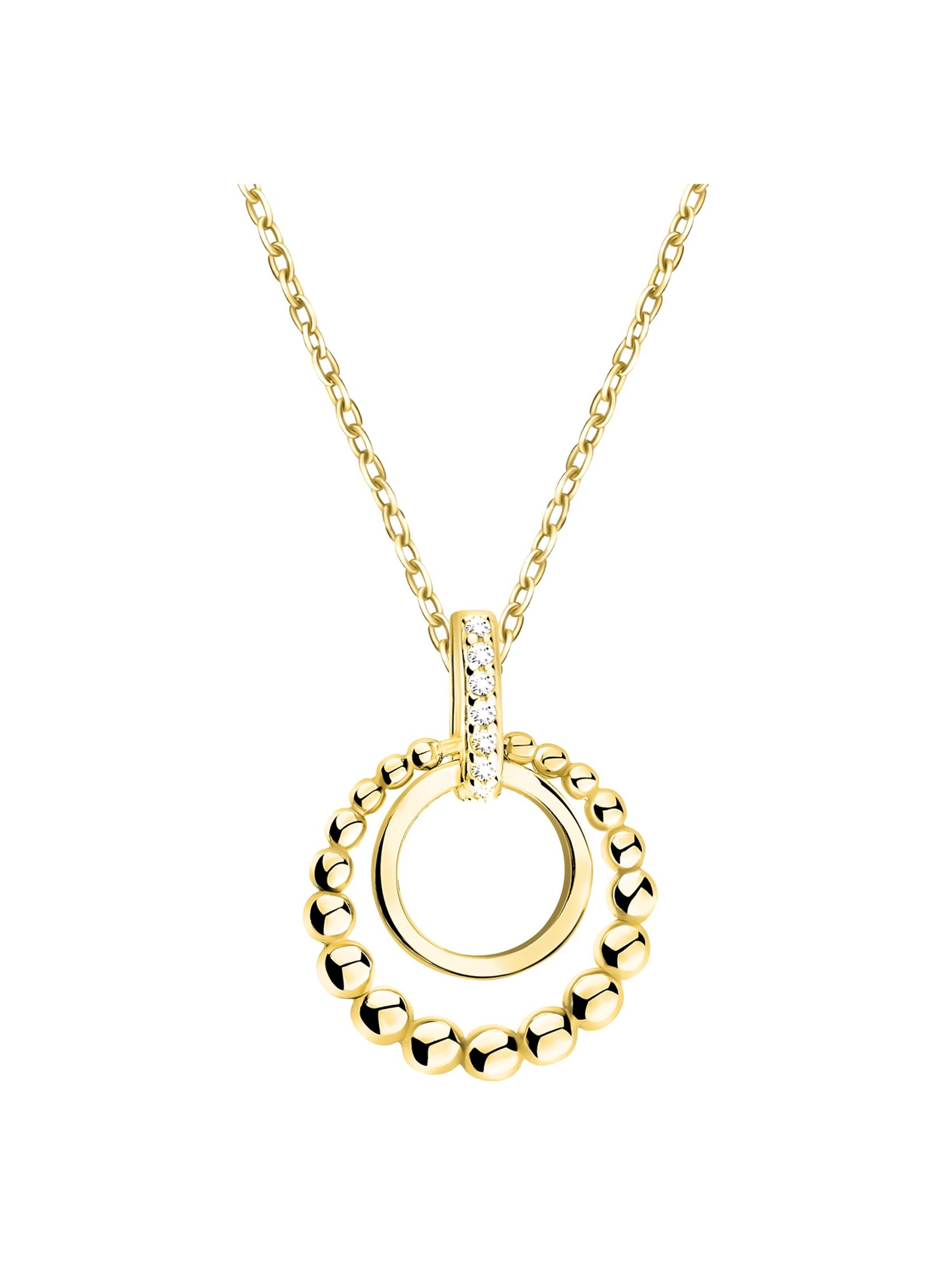Sofia Milani Necklace 'Ball Circle' in Gold: front