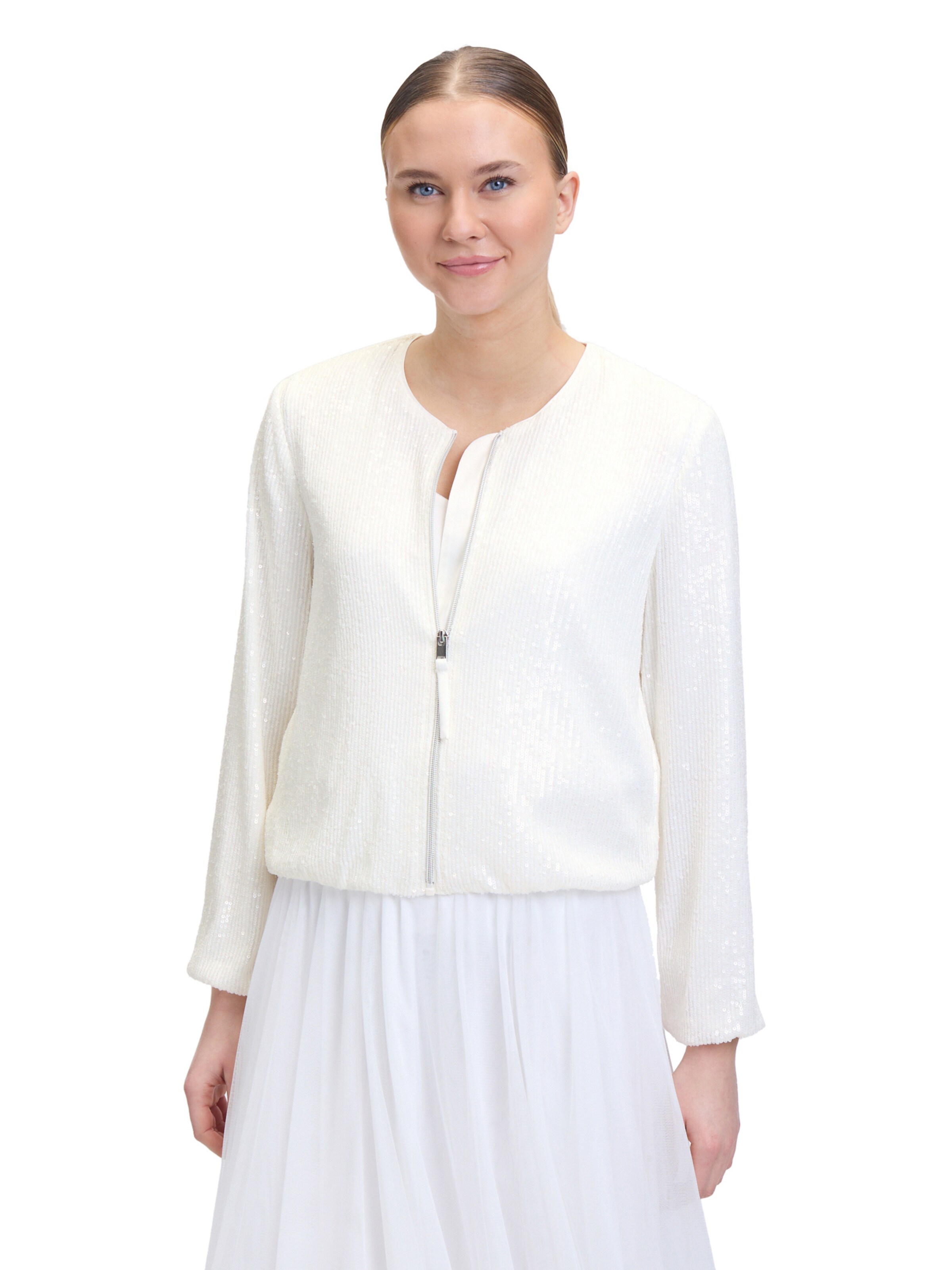 Giacca di mezza stagione di Vera Mont in bianco: frontale