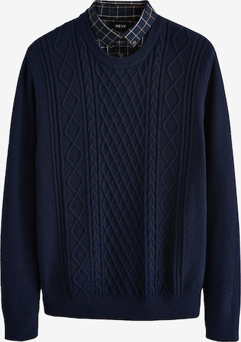 Pull-over Next en bleu : devant