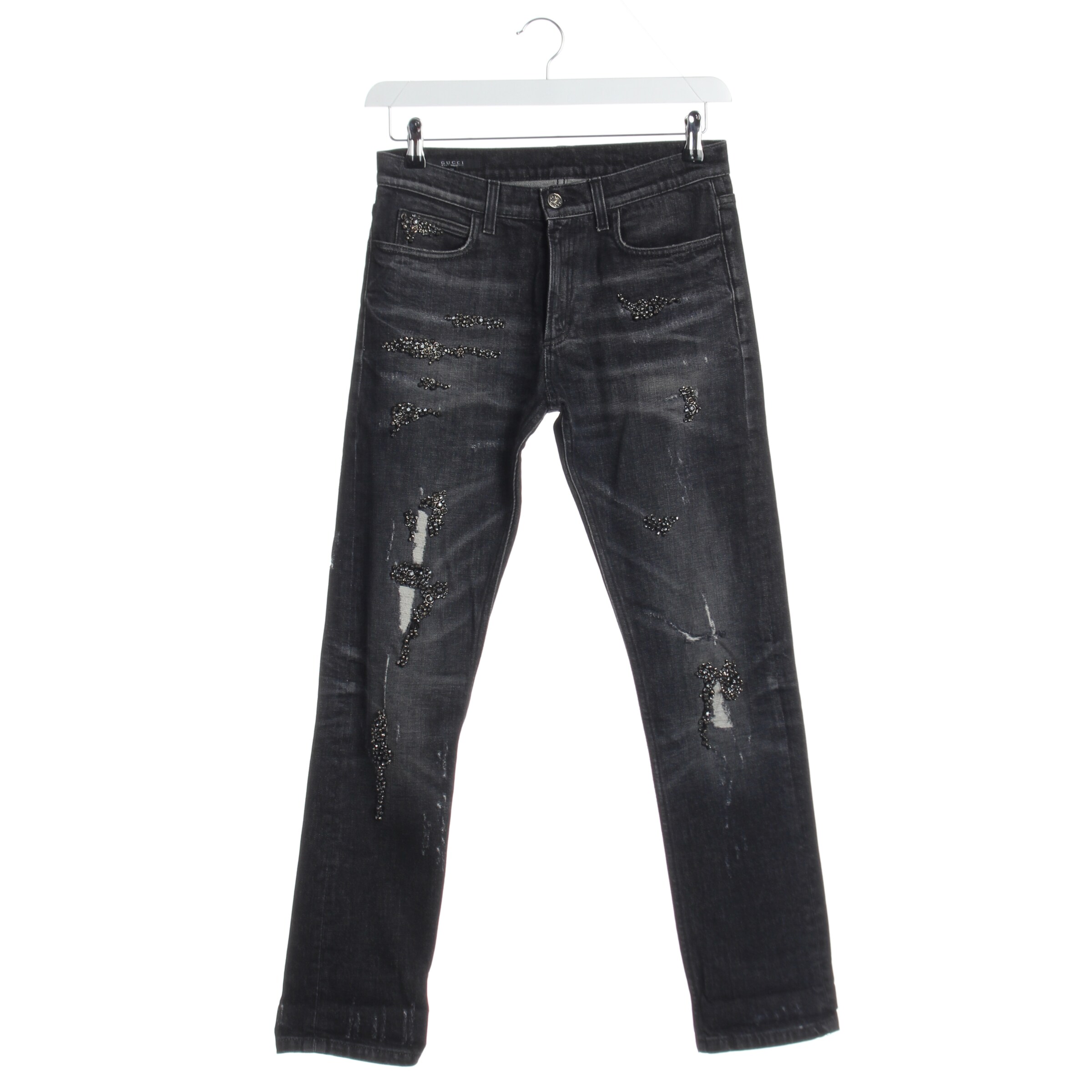 Gucci Jeans in 38 in Grey: front