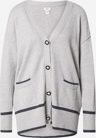 River Island Knit Cardigan in Grey: front