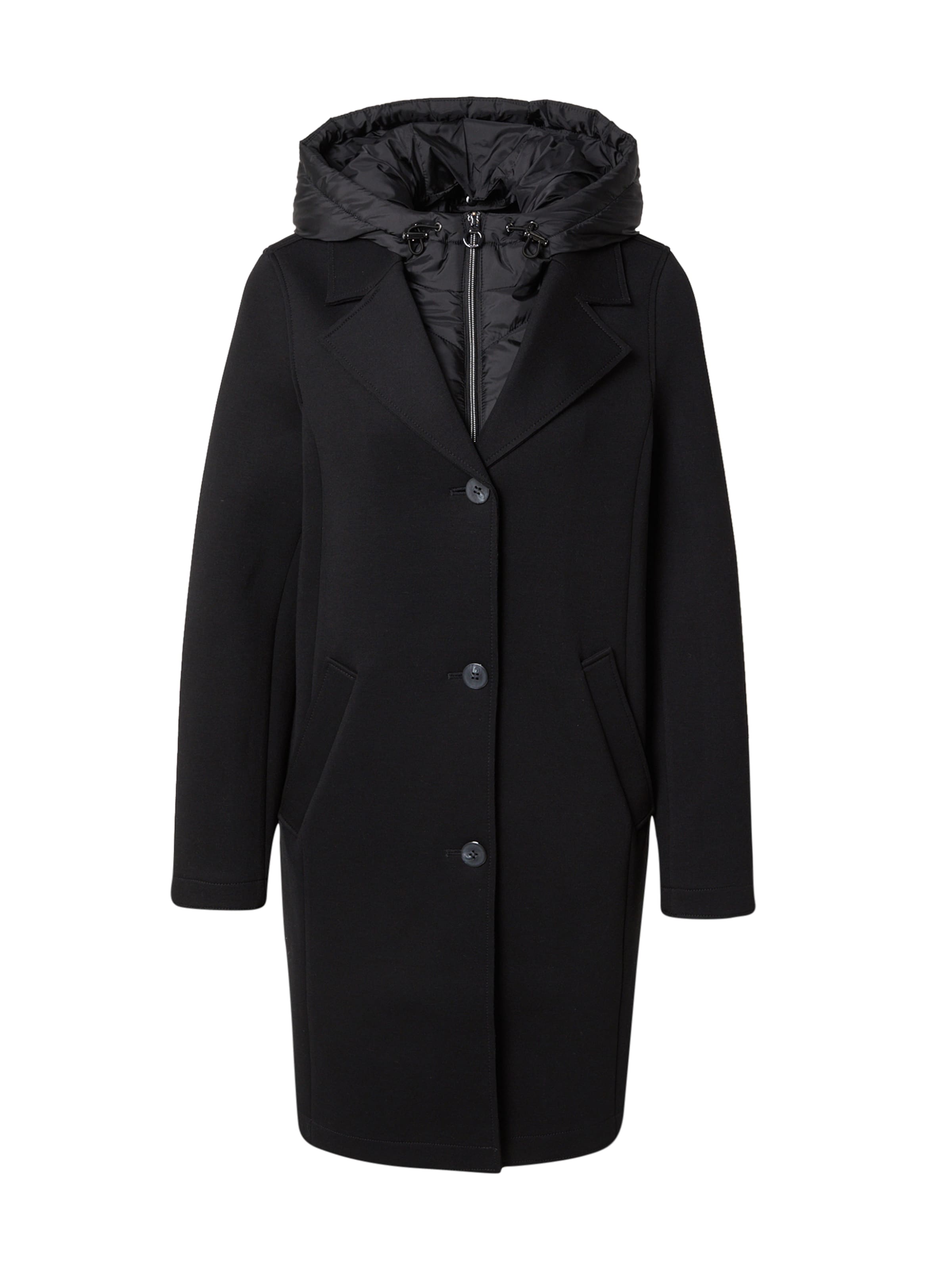 s.Oliver Övergångskappa i svart: framsida