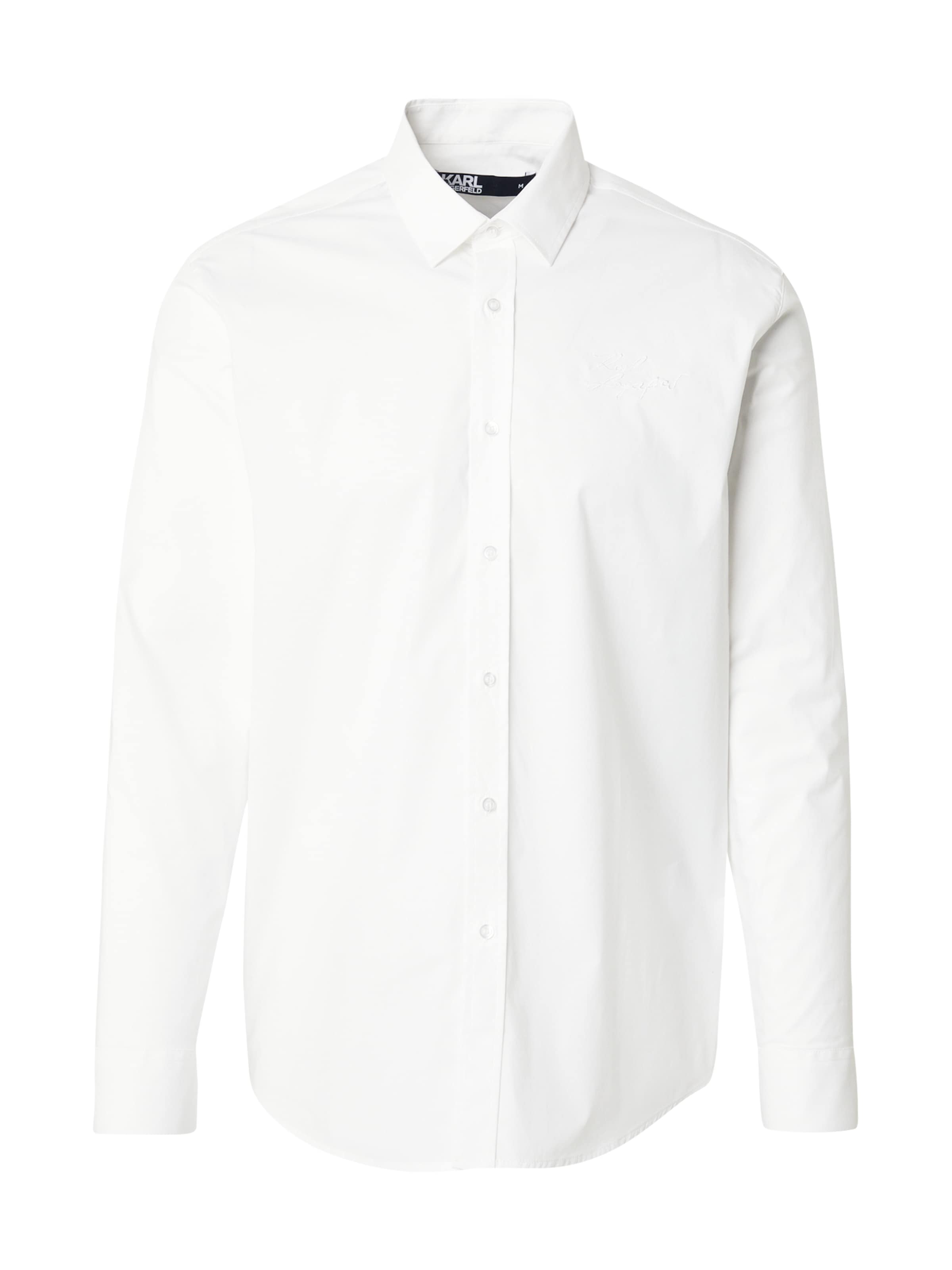 Karl Lagerfeld - Regular Fit Camisa em branco: frente